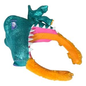 Universal Studios Jurassic World Green Glitter Dino Bite Headband